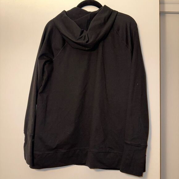 Aerie Offline Womens Black Athletic Hooded Sweatshirt Medium EUC - Picture 4 of 10